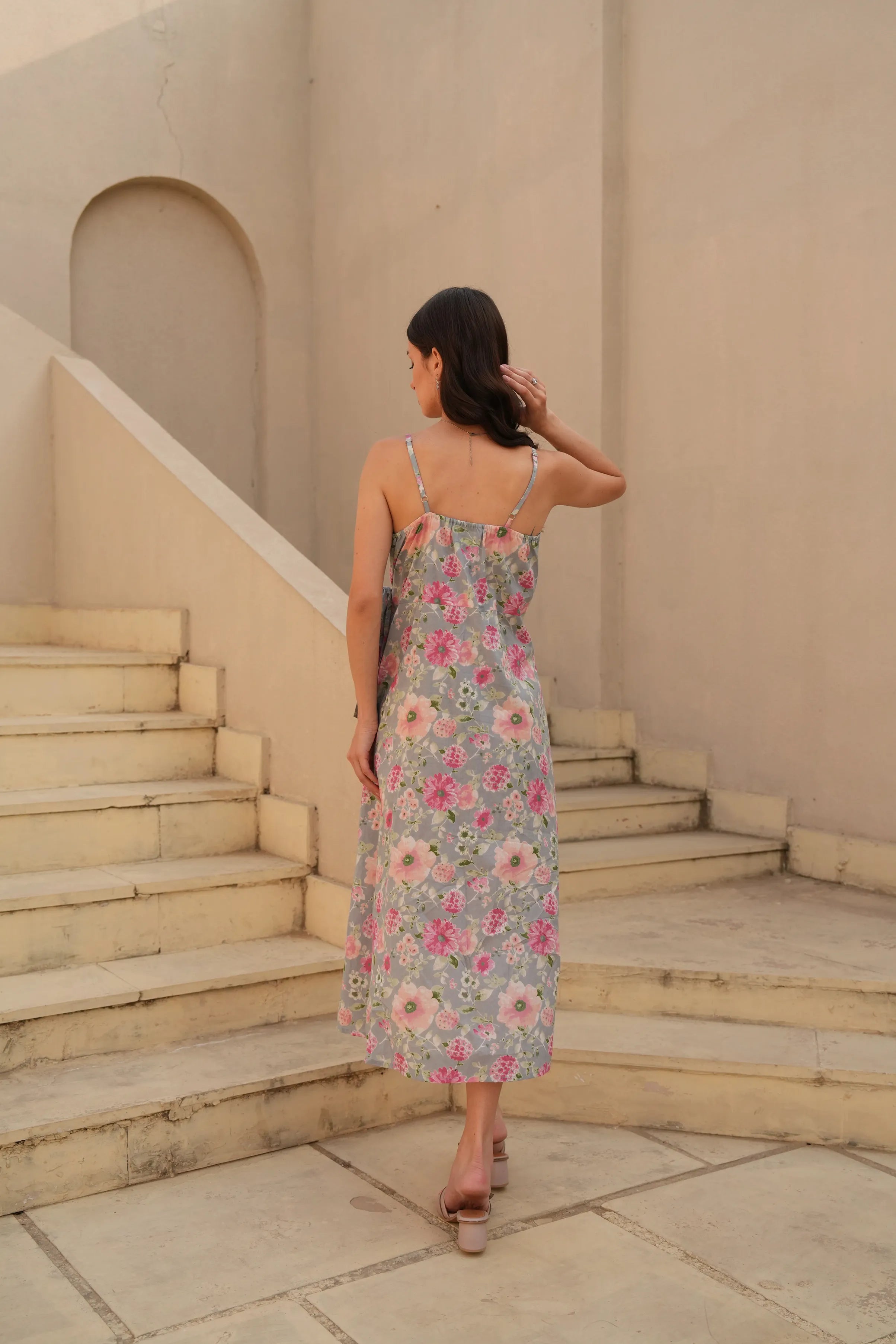 Fern Bloom Wrap Dress by Golden Lotus