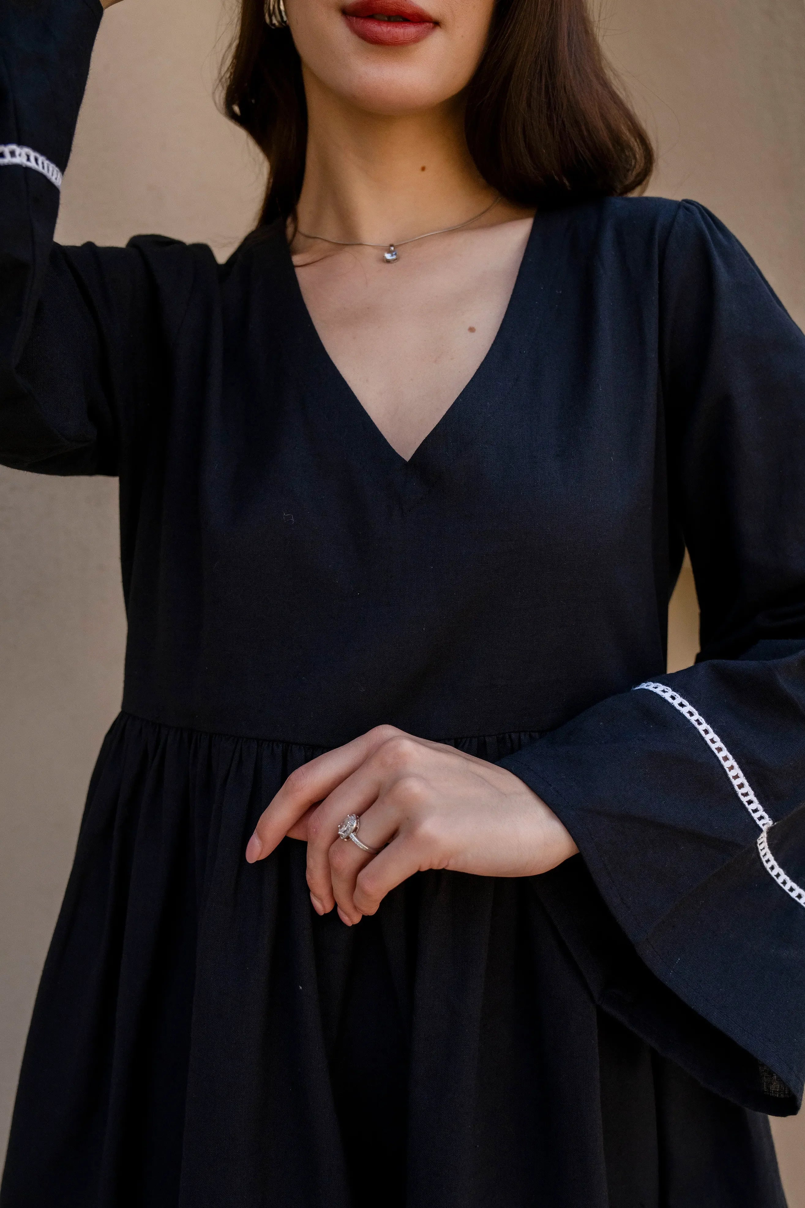 Wild Iris Flowy Dress by Golden Lotus