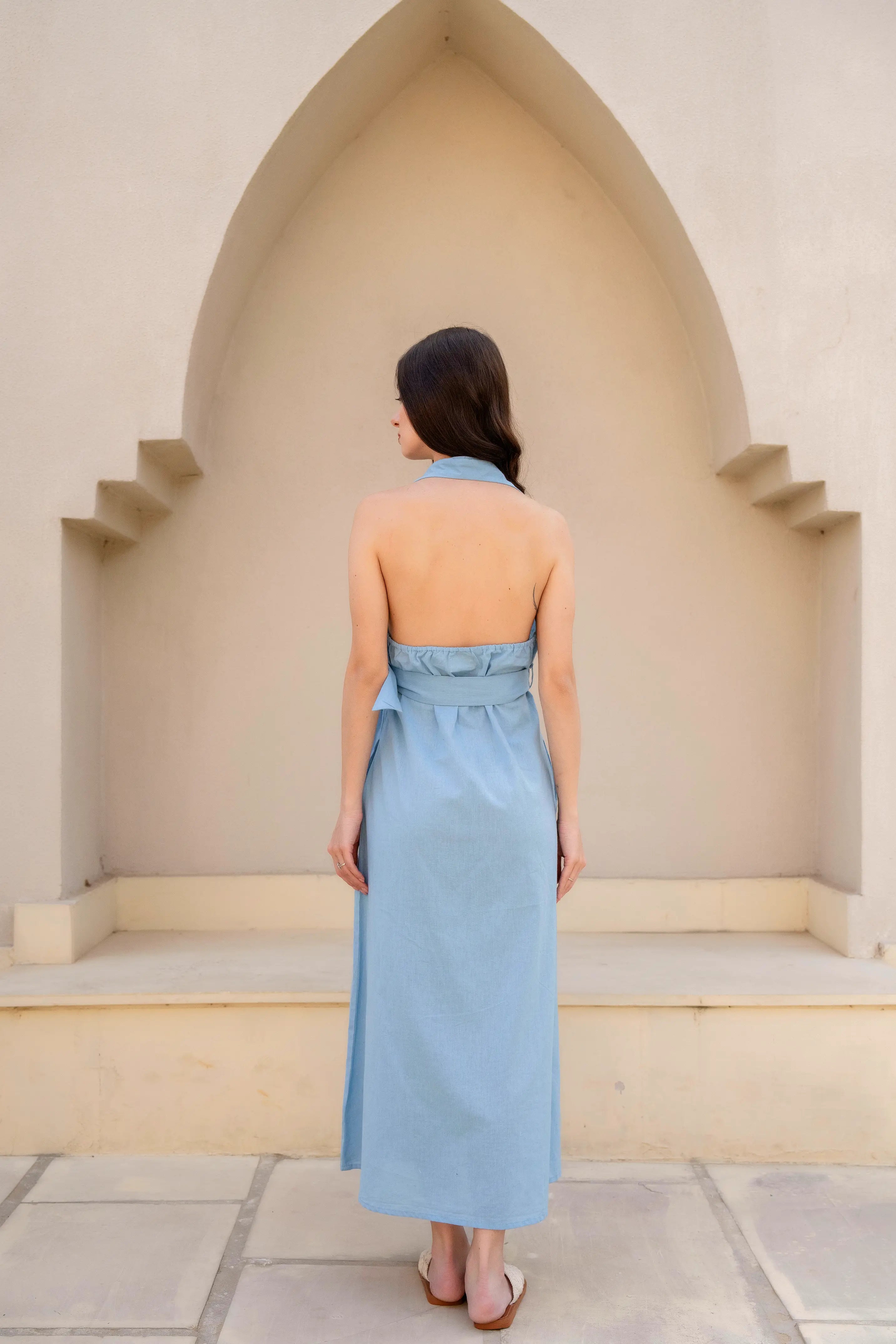 Bluebell Midi Dress by Golden Lotus